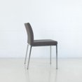 thumbnail image 3 of Kahlo Modern Leatherette & Stainless Steel Side Chair - Contract Grade, 3 of 5