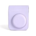 thumbnail image 1 of For Instax Mini 12 Camera Case Travelling Bag PU Leather Soft Shoulder Bag,irispurple, 1 of 18