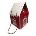 thumbnail image 2 of segolike Christmas Cottage Gift Box Biscuit Box for Party Favor Home Presents Holiday Red, 2 of 9