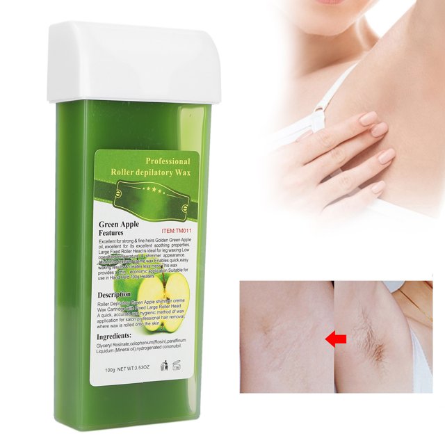 Depilatory Wax Roller, 100g Roll On Wax For Legs Chest For Home Use For Men Women