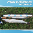 thumbnail image 3 of 2Pcs 47Inch Fishing Ruler Fishing Measuring Tape Tool for Boat Waterproof Portable Roll Up Folding Ruler with Bump Board,2 * Measuring Tape, 3 of 6