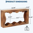thumbnail image 2 of 63" Console Table with Storage, Narrow Sofa Table for Entryway or Hallway, Long Behind Couch Table, Accent Table for Living Room, Bedroom, 2 of 7