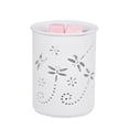 thumbnail image 3 of Ceramic Snowflake Aromatherapy Lamp Electric Aroma Lamp Wax Melter Essential Aroma Night Light, 3 of 8