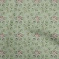 thumbnail image 1 of oneOone Polyester Spandex Light Green Fabric Leaves Craft Projects Decor Fabric Printed By The Yard 56 Inch Wide, 1 of 5