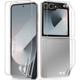 thumbnail image 1 of Zonyee 2 Sets Screen Protector for Samsung Galaxy Z Flip 6 - 6.7", Front/Back Full Coverage Soft Protective Film, Premium Folding,HD Clear Scratch Resistant, 1 of 9