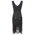 thumbnail image 2 of Gspmoly Robe pour Femmes, Grande Taille Vintage Années 1920 à Franges, Superbe Robe de Soirée Cocktail, Robes de Soirée pour Femmes jusqu'à 60 % de Rabais, 2 of 4