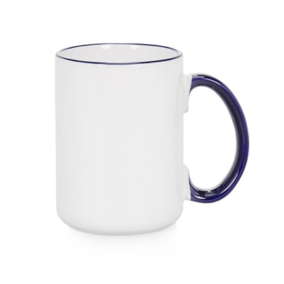 INTBUYING 36pcs 15oz Sublimation Blank Ceramic Mugs Blank Coated Porcelain Sublimation Mugs Coffee Tea Mugs