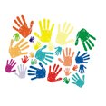 thumbnail image 4 of Colorful Palm Prints Wall Stickers for Decoration Made of PVC Assorted Color Easy to Peel and Stick, 4 of 8