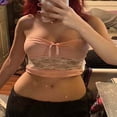 thumbnail image 3 of Fashionable Women‘s Ruched Tube Tops  Strapless Little Bow Bandeau Tops for Summer, 3 of 9