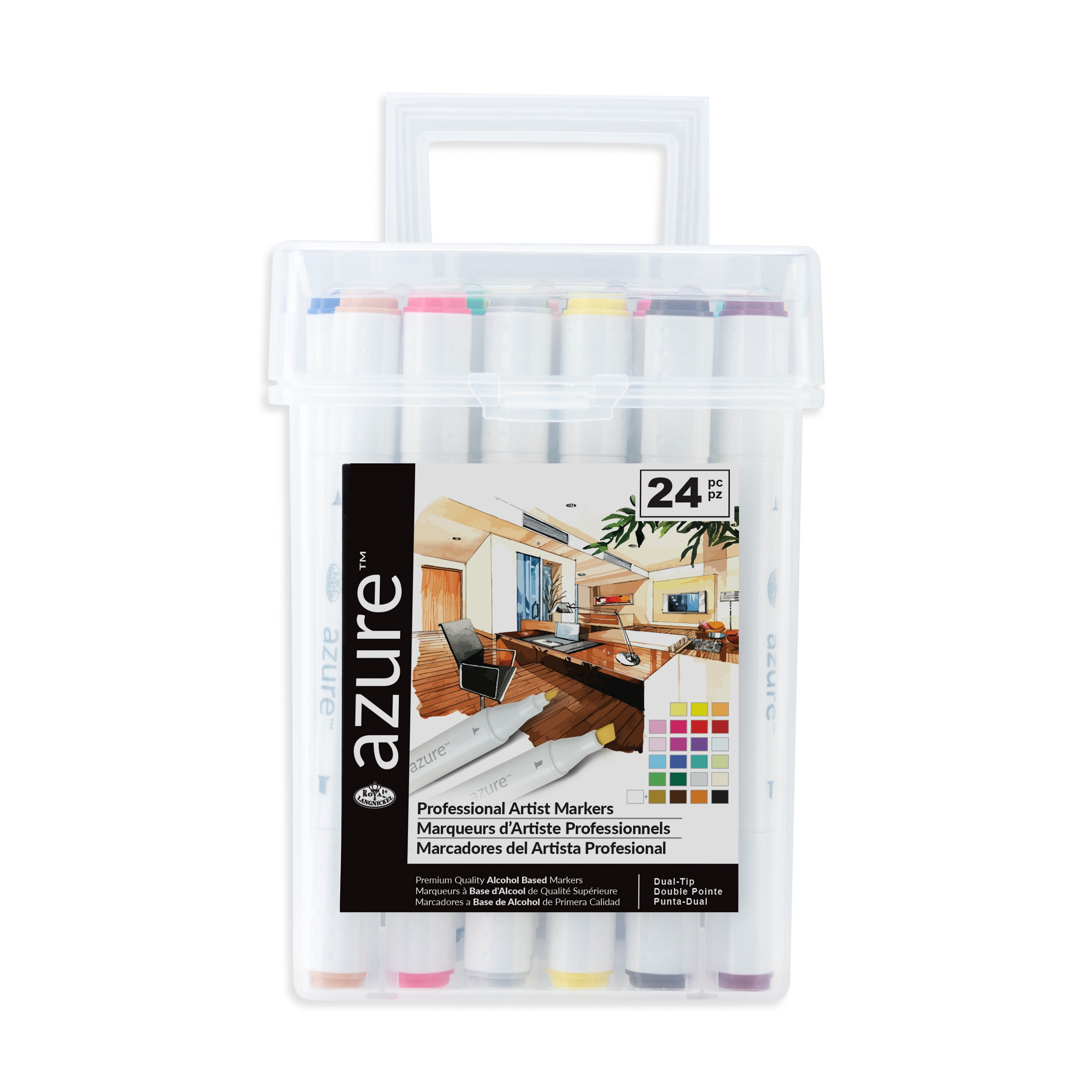 Royal & Langnickel - Azure™ 24 pc Color Marker Sets | RM-BAS24 |