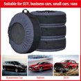 thumbnail image 4 of Housse de Pneu de Voiture Réglable Protection Solaire Universelle pour Roues de Rechange 80cm/31 Pouces Tissu Oxford Imperméable avec Cordon Élastique pour Bateaux Remorques Camping-Cars Jeeps Camions Bleu Rouge Gris, 4 of 6
