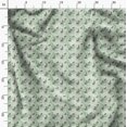 thumbnail image 3 of Soimoi Green Poly Georgette Fabric Tree Animal Print Fabric by the Yard 42 Inch Wide, 3 of 6