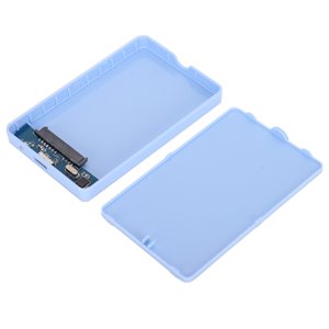 Pièce de disque dur externe,1TB 2.5 1 cm HDD SSD,Outil portable gratuit HDD Boîte avec LED Light, Hot Plug disque dur boîtier de disque pour Win98/SE/ME/2000/XP Éct