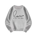 thumbnail image 1 of Veste Vêtements Garçon 4t Chandail Garçon Fille Enfants Décontracté Imprimé Manches Longues Col Rond Chandail à Capuchon Ensembles, 1 of 3