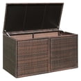 thumbnail image 1 of Patiojoy Outdoor Rattan Storage Box Patio Wicker Storage Bin Cabinet 73 Gallon Brown, 1 of 10