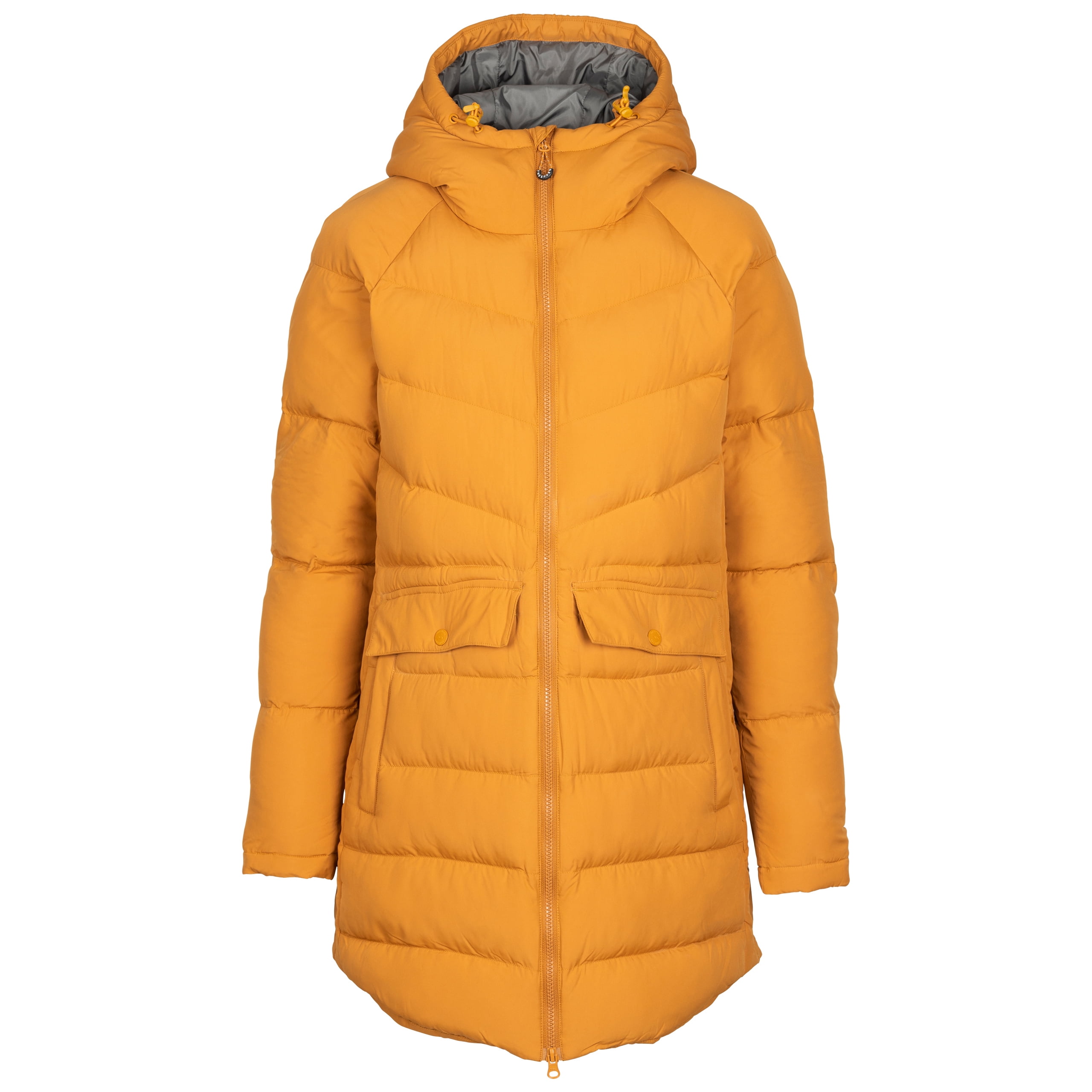 Trespass Womens Padded Jacket with Grown On Hood and 4 Pockets Judda
