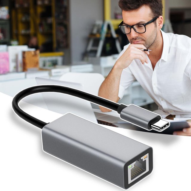WIFKLSIIPG vers USB Adaptateur USB C vers / Adaptateur USB 3.0 vers / Adaptateur Réseau LAN vers / Adaptateur USB Type C Convertisseur de Réseau Gigabit