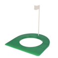 thumbnail image 1 of Shisuyan Putting Green Hole Cups Rubber 1Pack For Indoor Use 4 14 Inch Hole Diameter, 1 of 7