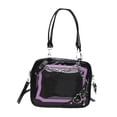 thumbnail image 2 of GUOOL Shoulder Bag Fashion Large Capacity PU Tote Handbag for Commuting Party Work Black, 2 of 9