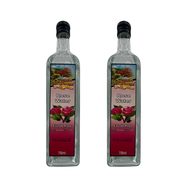 Al Dayaa Rose Water, 750 ml, Pack of 2