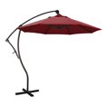 thumbnail image 1 of California Umbrella Parasol Déporté de 9 Pieds en Rouge Jockey, 1 of 2