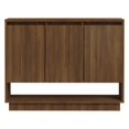 thumbnail image 3 of vidaXL Sideboard Brown Oak 97x31x75 cm Engineered Wood, 3 of 5