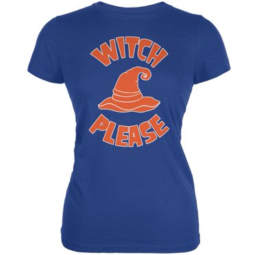 Halloween Witch Please Royal Juniors Soft T-Shirt