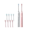 thumbnail image 4 of SSZMDLB 2Pcs Electric Toothbrush, Toothbrush, Electric Rechargeable Toothbrush Couple Set with Brush Heads, Multiple Speed Modes with Soft Bristles, Automatic Timer Toothbrush for Oral Care, 4 of 8