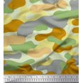 thumbnail image 1 of Soimoi Poly Georgette Fabric Two Tone With Grey Camouflage Print Fabric by Yard 42 Inch Wide, 1 of 3