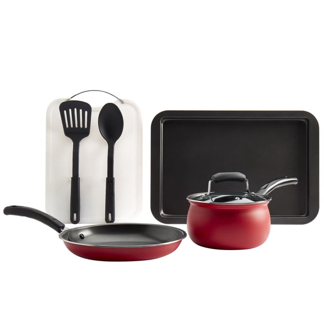 Basic Essentials 7 Piece Starter Cookware Set