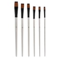 thumbnail image 2 of 6Pcs Nylon Paintbrush Brush Durable Short Handle Hand Feels Comfortable Easy Clean Repeatedly Art Supplies, 2 of 7