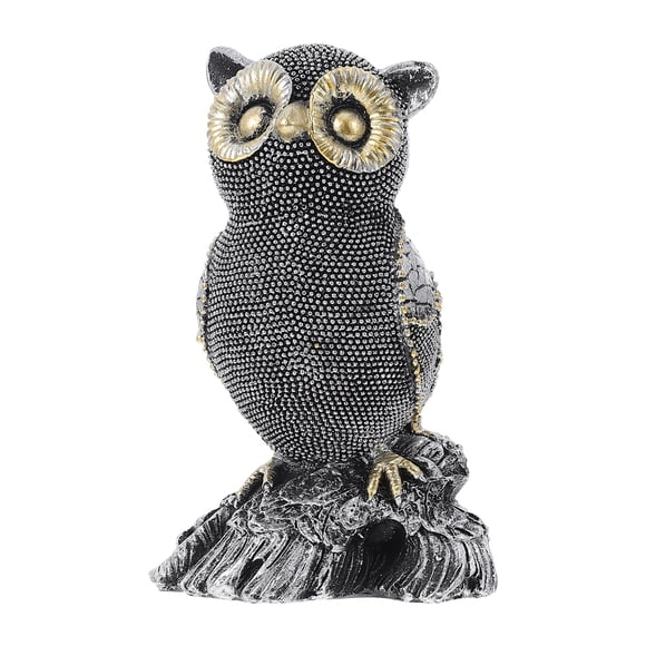 1Pc Simulation Lovely Animal Resin Craft Lovely Owl Garden Decor Photo Prop