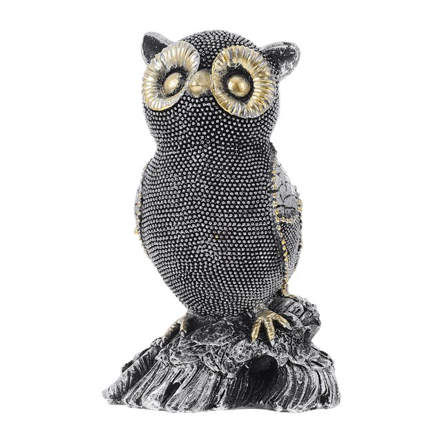 1Pc Simulation Lovely Animal Resin Craft Lovely Owl Garden Decor Photo Prop