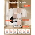 thumbnail image 2 of VEVOR 4-Tier Foldable Clothes Drying Rack with 24 Drying Poles and 4 Castors, 2 of 9