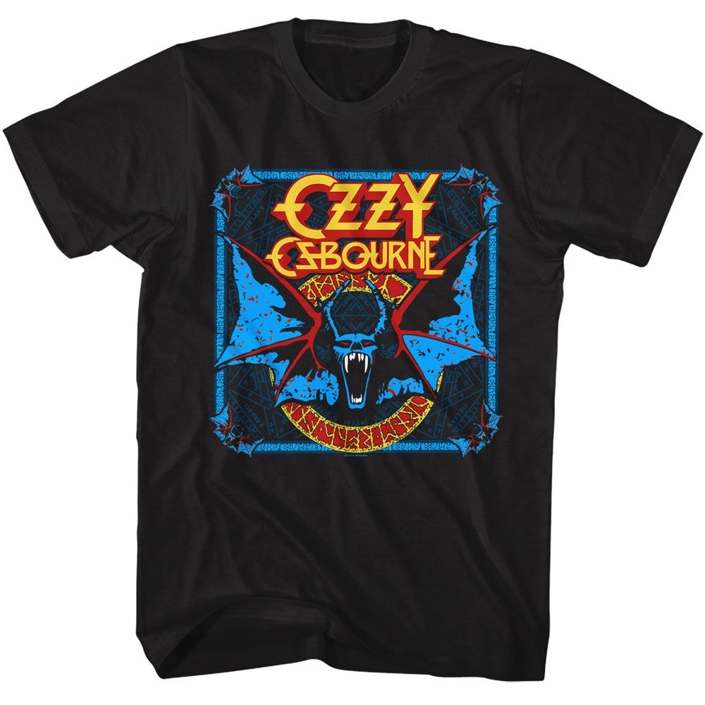 Ozzy Osbourne Demon Bat Black Adult T-Shirt 3Xlt