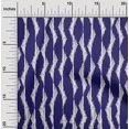thumbnail image 1 of oneOone Cotton Poplin Fabric Abstract Stripe Ikat Decor Fabric Printed BTY 42 Inch Wide, 1 of 4