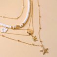 thumbnail image 2 of Becaristey Distinct Layers Choker Necklace Classic And Bohemian Shell Necklace Necklace Is Designed Figure 4, 2 of 6