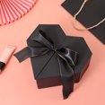 thumbnail image 2 of Heart Shaped Box Open Door Ribbon Bow Heart Shaped Gift Box Wedding Accompaniment Gift Box Holiday Cosmetic Gift Box Heart Shaped Gift Box, 2 of 6