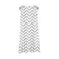 thumbnail image 5 of PMVFHDE Robe Fille pour l'Été Mode Fille Mignonne Printemps et Été Imprimée Col Rond Sans Manches Robe Décontractée (5), Blanc, 3-4, 5 of 5