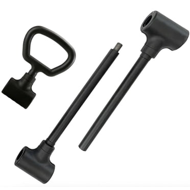 Dumbbell Converter - Transforms Dumbbells to Barbell & Kettlebell Sets, Adjustable Weight Bars for Home Gym & Lifting - Free Hand Grip & Jump Rope Included