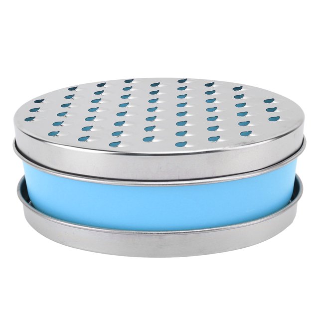 Parmesan Cheese Shredder, Cheese Grater Dual Sided Stainless Steel Box Grater Portable Food Shredder With Food Storage Container For Ginger Radish