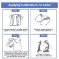 thumbnail image 4 of Large Underarm Sweat Pads for Women and Men Fight Hyperhidrosis [100 Pack], Armpit Sweat Pads Comfortable Unflavored, Non Visible, Extra Adhesive, Disposable, Sweat Free Armpit Protection, 4 of 7