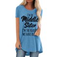 thumbnail image 1 of Pompotops Femmes Mode Casual Impression Chemises Manches Courtes Tee-Tops Tunique Blouse, 1 of 4