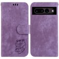 thumbnail image 2 of Compatible with Google Pixel 7 Pro Embossed Cute Tiger Flip Folio Wallet Case Card Pocket Holder Cover, 2 of 5