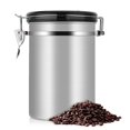 thumbnail image 1 of Garosa Coffee Container Large Airtight Stainless Steel Black Kitchen Sotrage Canister for Coffee, 1 of 6