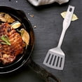 thumbnail image 3 of Mini Stainless Steel Cooking Set, EDHITNR 304 Polished Ladle Slotted Spoon Turner, Compact Space Saving Kitchen Utensils for Small Kitchens Picnic Lunch, 3 of 4