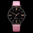 thumbnail image 3 of ATTOE Fashionable Classical Quartz Watch Business Style Unisex Couple Wristwatch Gift (Rose Red)-1916, 3 of 5