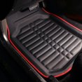 thumbnail image 2 of FH Group PU Leather Floor Mats for Auto Car SUV Van Deep Tray Waterproof - Red, 2 of 6