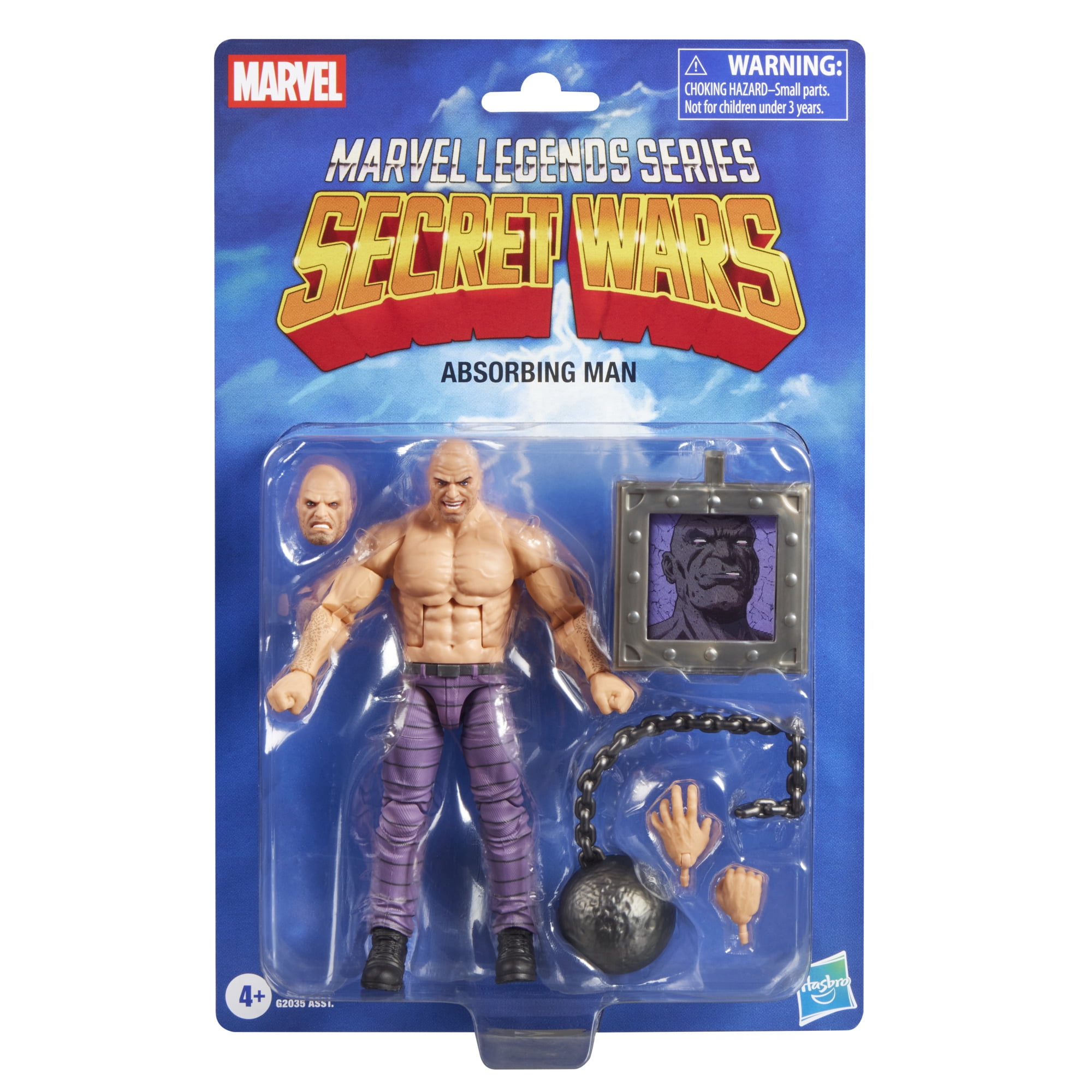 Marvel Legends Series Secret Wars Absorbing Man, Marvel Comics Collectible 6 Inch Action Figure