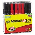 thumbnail image 3 of Marks-A-Lot 08888 Large Desk Style Permanent Marker, Chisel Tip, Black (Pack of 12), 3 of 7